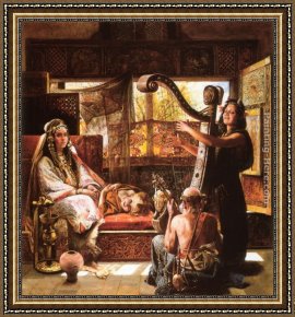 A Duet Framed Paintings - The Duet by Gyula Tornai