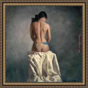 Gentile Bellini Framed Paintings - Fanciula Gentile by Hamish Blakely