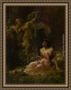 Han-wu Framed Paintings - The Daydream of Demeter by Hans Zatzka