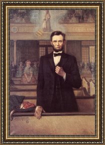 Silent Thoughts Framed Paintings - The Thought by Harry Roseland