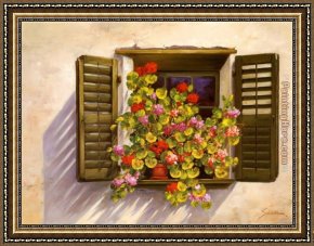 Heinz Scholnhammer Framed Paintings - Wonderful View I by Heinz Scholnhammer