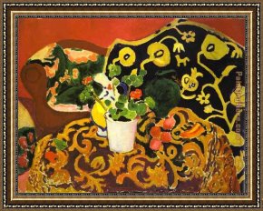 The Spanish Ballet Framed Paintings - Spanish Still Life by Henri Matisse