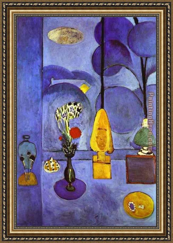 Henri Matisse The Blue Window Framed Painting for sale