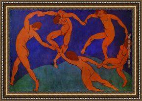 Dance The Night Away Framed Paintings - The Dance by Henri Matisse