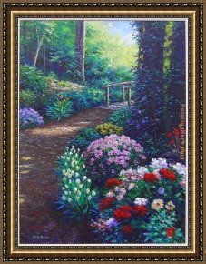 Western Trail - The Rockies Framed Paintings - Rockford Trail by Henry Peeters