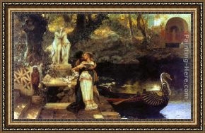 One of Their Gods Framed Paintings - Following the Example of the Gods by Henryk Hector Siemiradzki