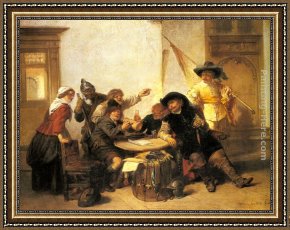 The Guard Room Framed Paintings - The Guard Room by Herman Frederik Carel ten Kate