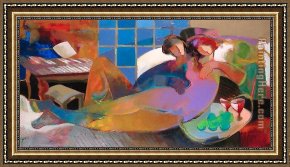 Love Framed Paintings - Essence of Love by Hessam Abrishami