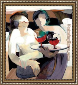 Tuscany Framed Paintings - TASTE OF TUSCANY by Hessam Abrishami