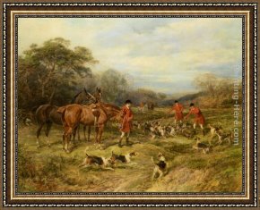 Hardy Framed Paintings - The Kill by Heywood Hardy
