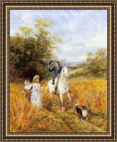 Hardy Framed Paintings - The Morning Ride by Heywood Hardy