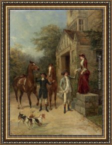 Hardy Framed Paintings - The New Mount by Heywood Hardy