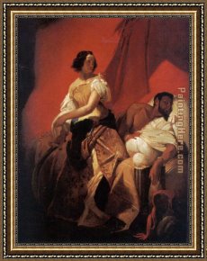 Vernet Framed Paintings - Judith and Holofernes by Horace Vernet