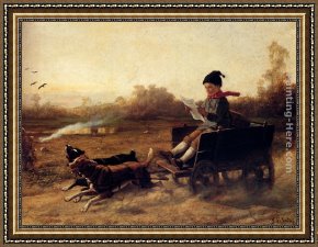 Hubert Framed Paintings - Homeward Bound by Hubert Salentin