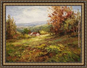 A Rough Journey Home Framed Paintings - Green Grass at Home by Hulsey