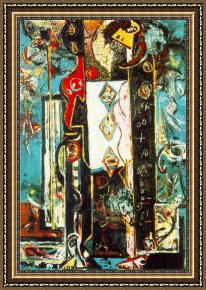 Michael Jackson Moonwalk Framed Paintings - male female by Jackson Pollock