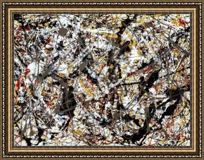 Untitled Framed Paintings - Untitled, 1948 by Jackson Pollock