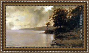 Jacob Jordaens Framed Paintings - Autumn Landscape by Jacob Collins