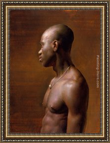 Jacob Jordaens Framed Paintings - Vincent by Jacob Collins