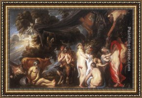 Allegory of Virtue Framed Paintings - Allegory of Fertility by Jacob Jordaens