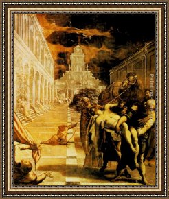Spirit of The Dead Watching Framed Paintings - The Stealing of the dead body of St Mark by Jacopo Robusti Tintoretto