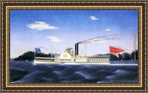 Serenity Cove Framed Paintings - Glen Cove by James Bard