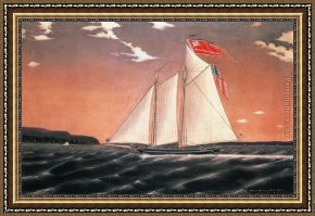 A Long Island River Framed Paintings - Long Island by James Bard