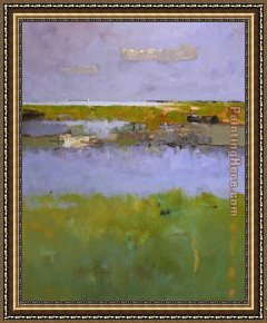 Jan Miense Molenaer Framed Paintings - Friesland by Jan Groenhart