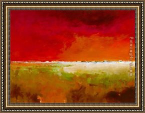 Jan Miense Molenaer Framed Paintings - Incredibly Red by Jan Groenhart