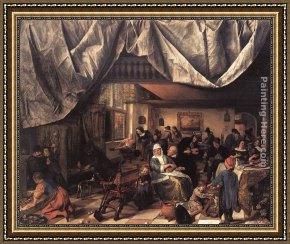 The Men That Man The Life Boat Framed Paintings - The Life of Man by Jan Steen