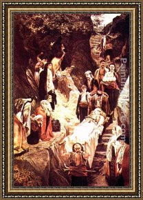 Wounded Montenegrin Framed Paintings - Wounded Montenegrin by Jaroslav Cermak