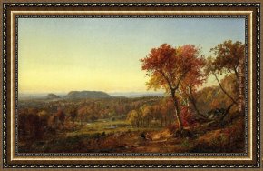Adam Elsheimer Framed Paintings - Mounts Adam and Eve 1872 by Jasper Francis Cropsey
