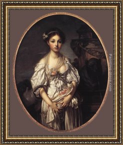 The Fighting Temeraire Tugged to Her Last Berth to Be Broken Up Framed Paintings - The Broken Jug by Jean Baptiste Greuze