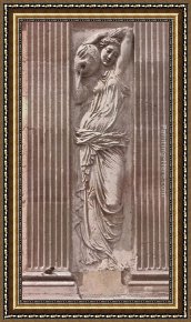 Goujon Framed Paintings - Nymph by Jean Goujon