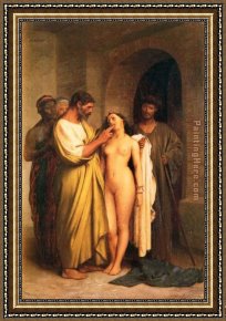 The Slave Market Framed Paintings - Purchase Of A Slave by Jean-Leon Gerome