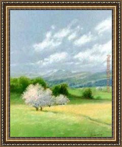 Spring Framed Paintings - Spring by Jean-Leon Gerome