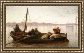 Cleopatra Testing Poisons on Condemned Prisoners Cropped Framed Paintings - The Prisoner by Jean-Leon Gerome