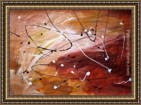 Heaven And Earth I Framed Paintings - Earth 3 by John Douglas