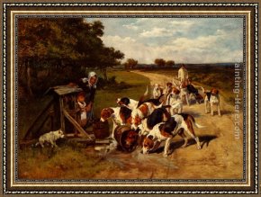 A Rough Journey Home Framed Paintings - A Rough Journey Home by John Emms
