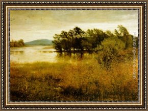 Everett's Framed Paintings - Chill October by John Everett Millais