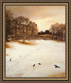 Everett's Framed Paintings - Christmas Eve, 1887 by John Everett Millais