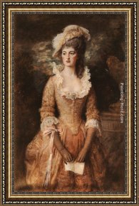 Everett's Framed Paintings - Clarissa by John Everett Millais
