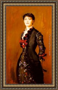 Everett's Framed Paintings - Louise Jopling by John Everett Millais