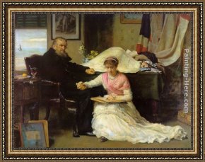 Everett's Framed Paintings - North-West Passage by John Everett Millais