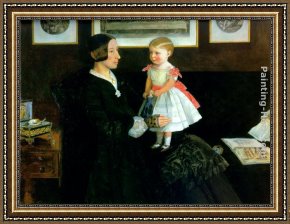 Portrait of Mrs Abney Framed Paintings - Portrait of Mrs James Wyatt by John Everett Millais