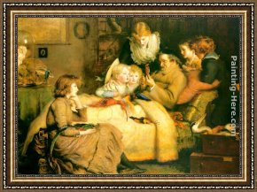 Everett's Framed Paintings - Ruling Passion by John Everett Millais