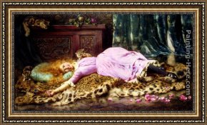 Heart Framed Paintings - Merry Goes The Time When The Heart Is Young by John Henry Henshall