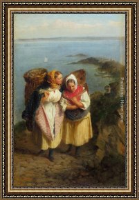 The Gossip Framed Paintings - The Gossips by John Morgan