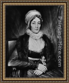 John Murray Framed Paintings - Mrs. John Murray by John Trumbull