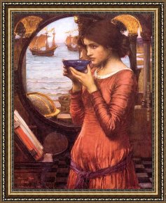 Waterhouse Framed Paintings - Destiny 1900 by John William Waterhouse